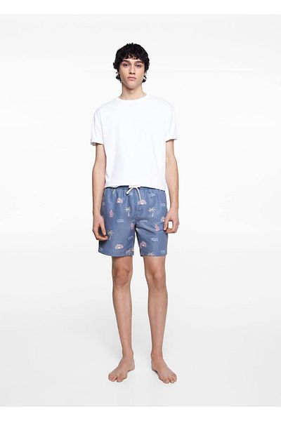 Mango Teen Σορτς μαγιό με σχέδια