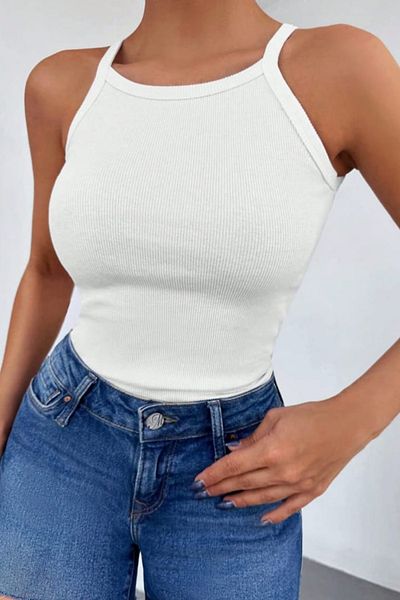 ESSFASIHON Καμισόλ Crop Strap