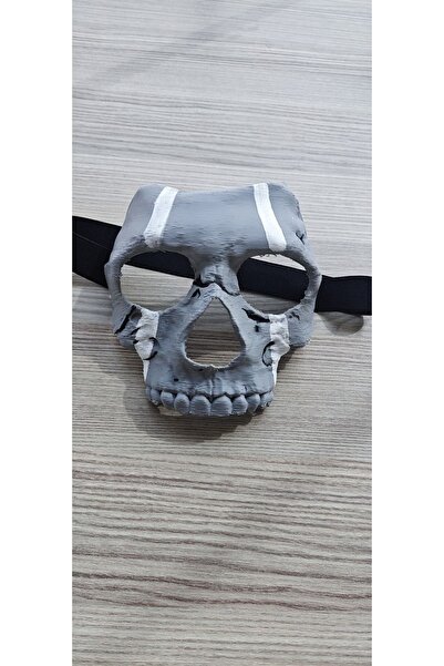 ALÇİN DİZAYN Call Of Duty Modern Warfare Ghost Maskesi Çizgili EMN088DAA4
