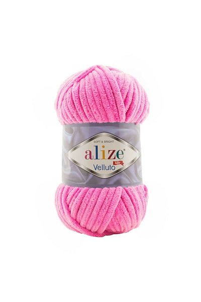 Alize Subebek 5 τεμάχια Velluto Velvet Χειροποίητο Νήμα Πλεξίματος Χρώμα:121 Ροζ