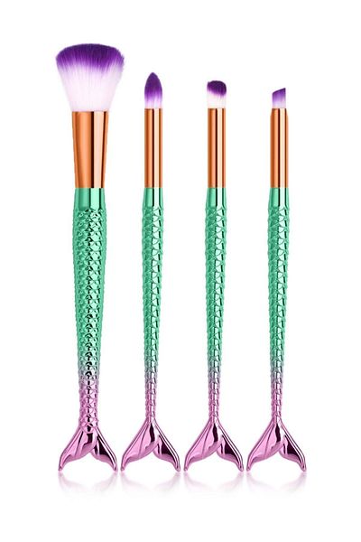 İzla Set de 4 perii cu design pește verde