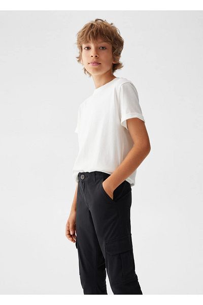 MANGO Kids Black Pants for Kids