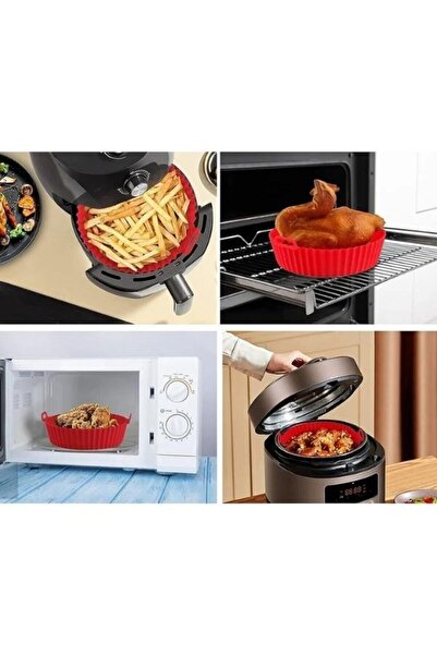 Viyalente Airfryer Silicone Cooking Container - Air Fryer Container - Airfryer Accessory - Compatible with All Airfryers