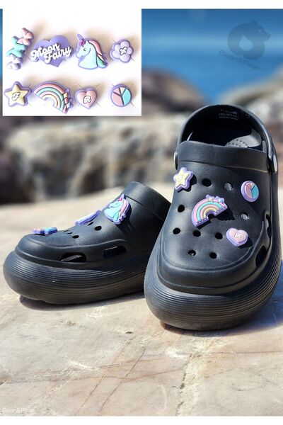 BearPear 8'li Unicorn Terlik Süsü Terlik Jibbitz