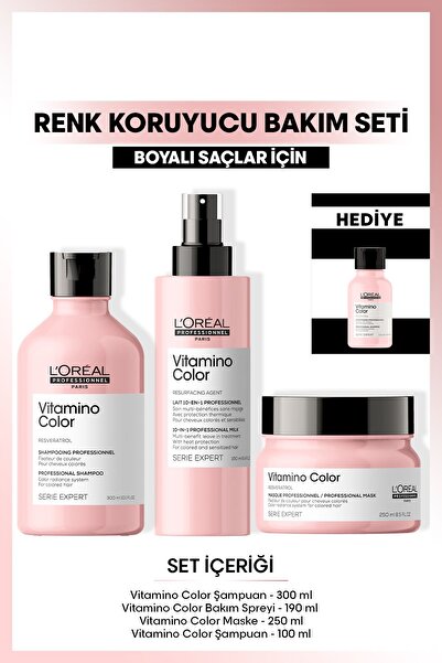 L'oreal Professionnel Serie Expert Vitamino Color Renk Koruyucu Saç Bakım Seti