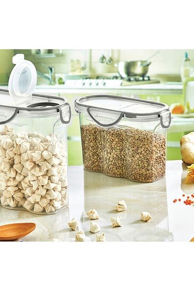 Viyalente 1.2 Lt Silicone Sealed Food Container Sa-580 3-Piece