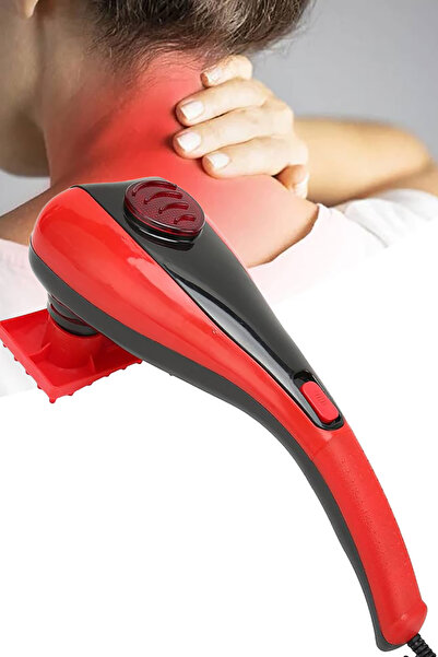 TechnoStation Masaj Aleti Çift Başlıklı Sporcu Masaj Aleti Kas Gevşetici Prof...