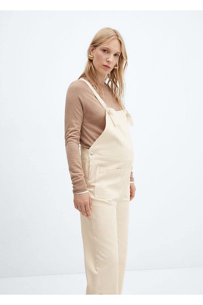 MANGO Woman Τζιν φόρμες εγκυμοσύνης