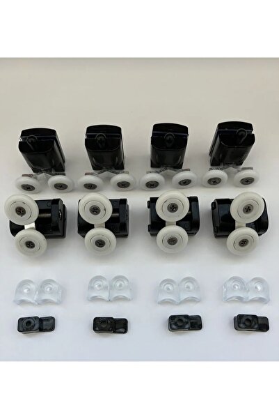 BANAKS DUŞAKABİN ARİF ŞAHİN Duşakabin sistemleri Cam duşakabin tekerleği siyah 8 li set