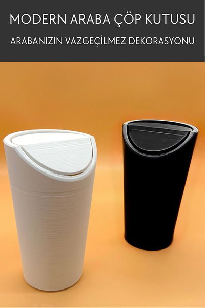 Nosa Mall In-Car Trash Can| Car Trash Can| Organizer Trash Can with Lid| Auto Accessory Dustbin Box