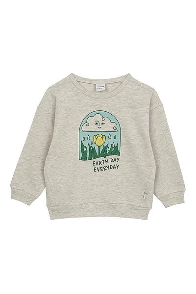 Antebies "Earth Day" Printed Sweatshirt - Planet Earth Themed