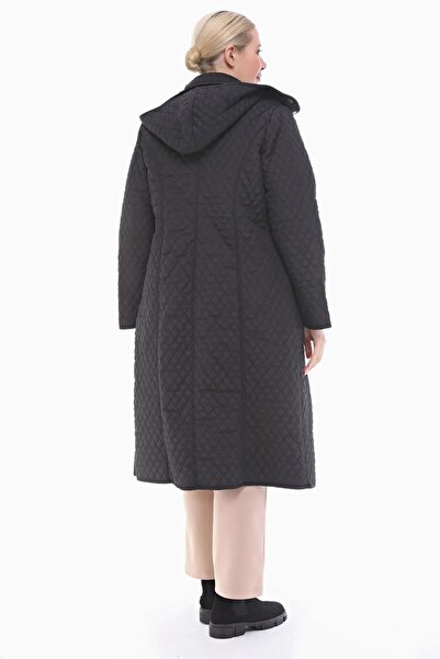 TUTveAL Collection Καπιτονέ παλτό Plus Size - Αδιάβροχο, Εισαγόμενο γούνινο παλτό