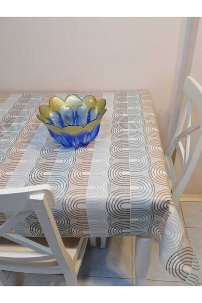 Başak Ev Tekstili FIBER-FINED PVC OIL - PATTERNED REMOVABLE TABLE CLOTH