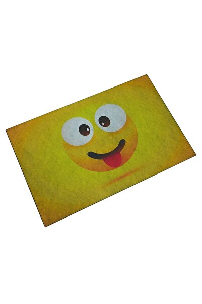 Stepmat Smiling Emoji Double Sided Rubber Door Mat