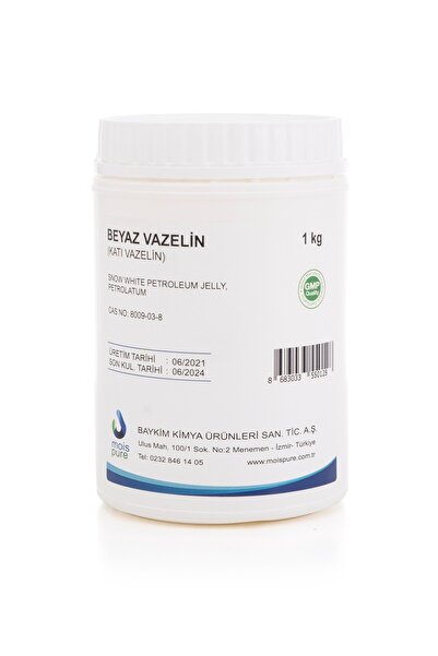 Mois Pure 14 Adet 1 Kg Beyaz Vazelin Katı - Katkısız, Saf Ve Doğal Pure Vazel...