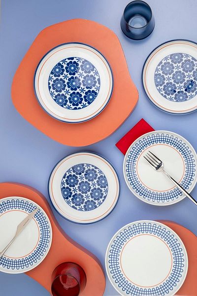 Kütahya Porselen Set Tort Moderna 6 Pers 19 Cm Sofia