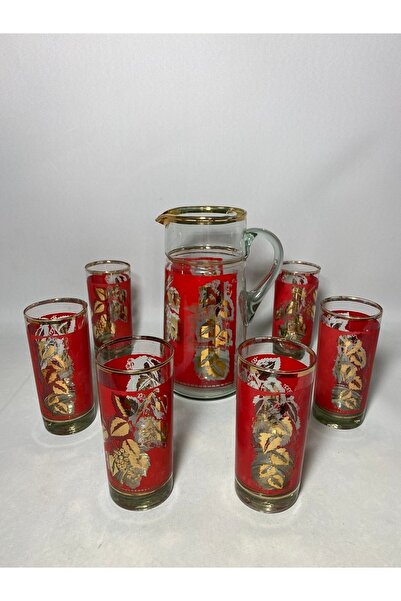 AntikHacı Vintage El Boyama Şerbet Takımı