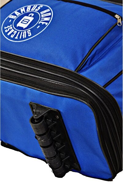 Bambus Home Valistă cu roți cu 10 roți și trei burdufuri - Geantă de dimensiuni uriașe