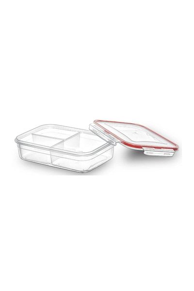 PlastArt 4 Compartment Round Storage Container