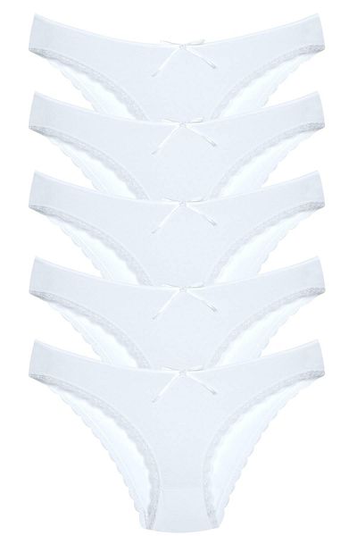 Newlilla 1101 Bikini Damen T. Spitzenhöschen Paket V15