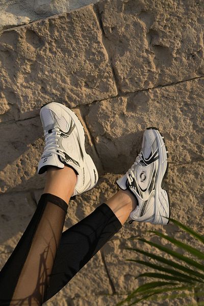 pasyone Pantofi sport casual dama albi