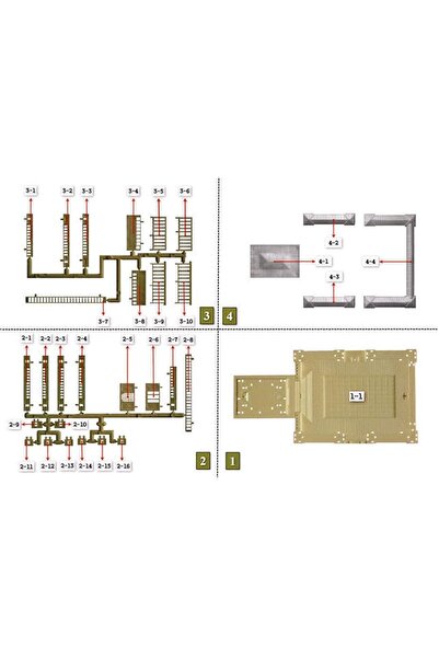 Anıt Maket Anıtkabir Maketi De Monte 33 Parça 29x17 Cm Kendin Yap