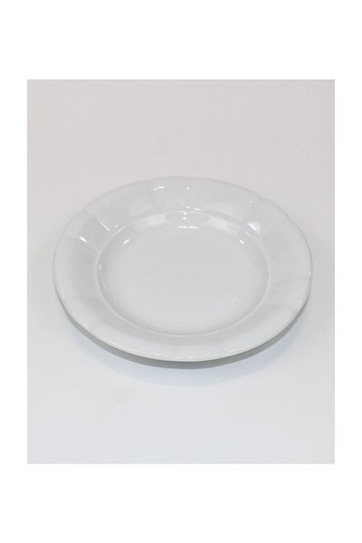 Güral Porselen 18 Cm Corrugated Dinner Plate 12 Pieces