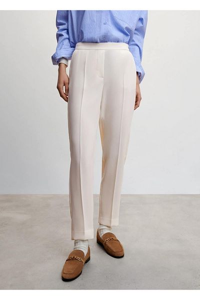 MANGO Woman Loose Suit Trousers