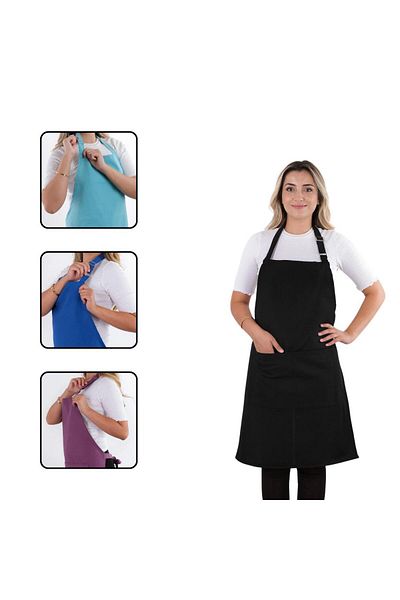 T.Concept Sevilya Cotton Kitchen Apron - Adjustable Strap