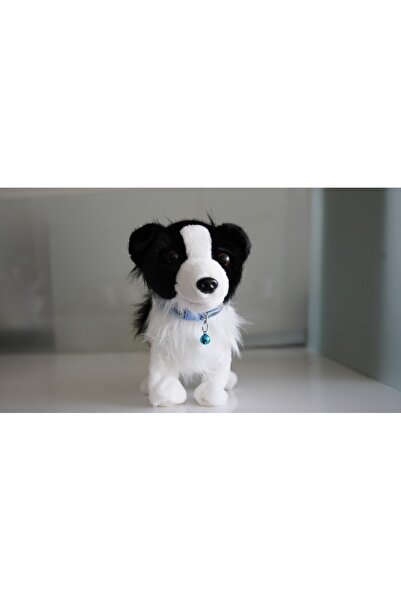 MJ TOYS Havlayan Sese Duyarlı Ayağa kalkan uykuya dalan  peluş Sevimli Beyaz ...