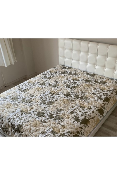 GENÇEV HOME COLLECTİONS 200x220 Cm Quilted King Size Pique Bedspread - Double Sided Use