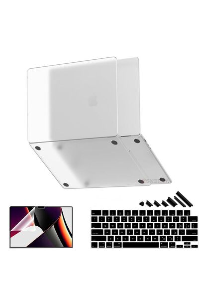 Sneezy حافظة متينة من البلاستيك الصلب لجهاز ماك بوك برو 13.3 بوصة M1 / A2338-...