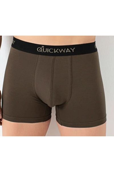 quıckway 3 Τεμάχια Βαμβακερό Χακί Cotton Lycra Boxer