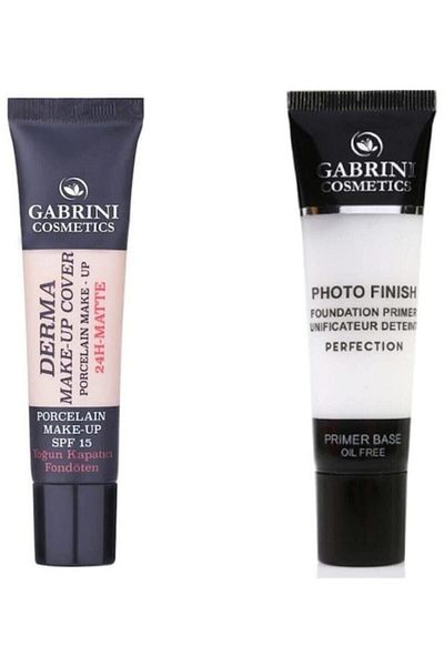 Gabrini Derma Make-up Cover Foundation 101 + Make-up Base - Foto Finish Primer Base by Foundation