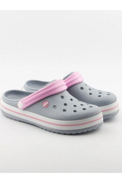 Akınal Bella Unisex Orthopedic Model Gray Slippers - Full Color