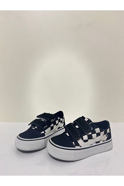 STARYOU STORE Black Square Velcro Orthopedic Children's Sneakers - Casual Sneakers