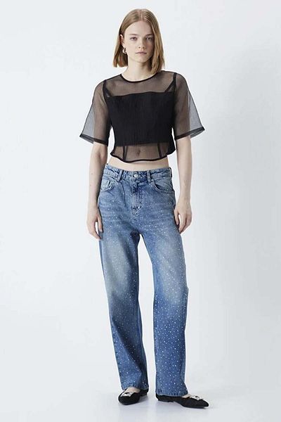 İpekyol Hotfix Printed Jean Pants