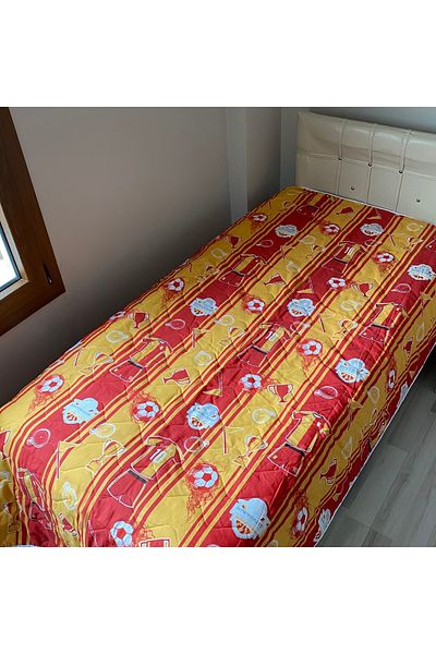 GENÇEV HOME COLLECTİONS غطاء فردي مبطن مقاس 160x220 سم - متعدد الأغراض
