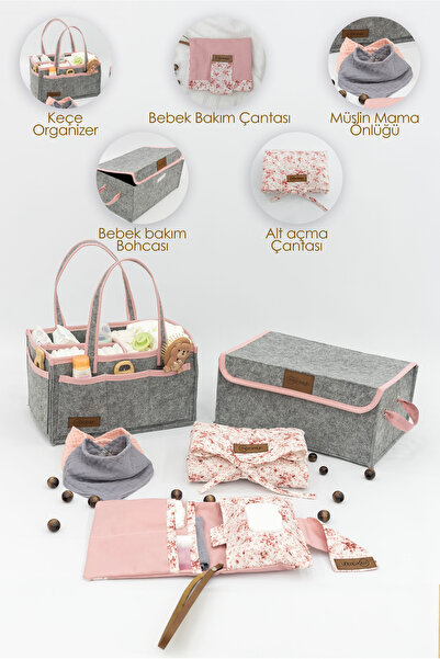 mordesign Yenidoğan Bebek Bakım Çeyiz Seti; Bebek Hediyesi, Anne Bebek Organi...