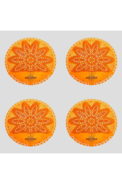 Rulopak Pisuvar Süzgeci Koku Giderici 4 Adet Mango (55gr.Büyük Boy Rulopak Lo...