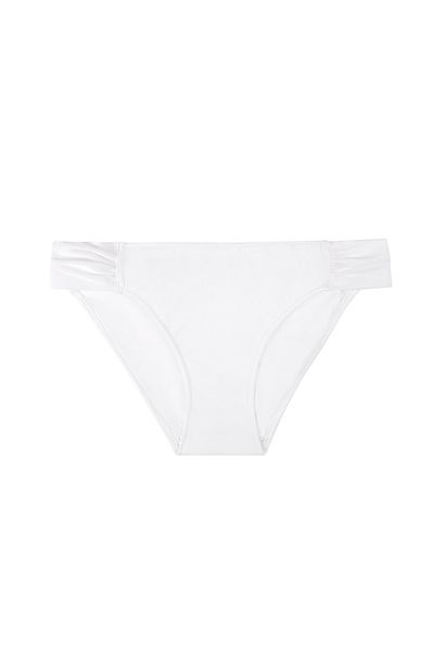 SUWEN Bikinihose mit seitlichen Plissees