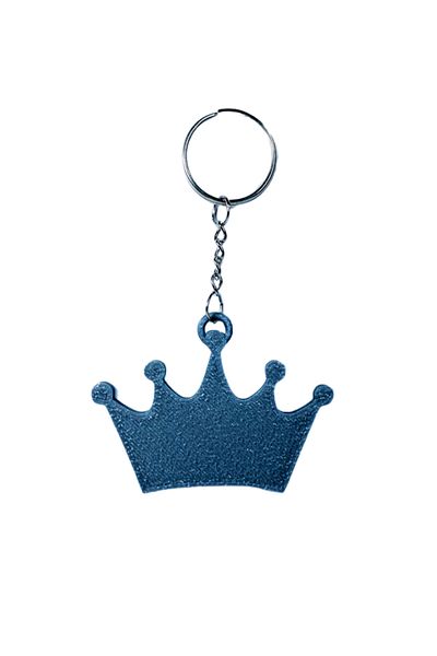 Tesseract Silver Crown - Keychain
