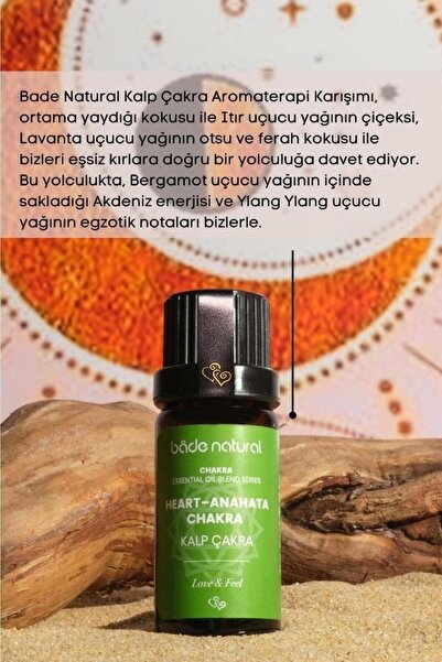 Bade Natural 10 Ml Heart Chakra Aromatherapy Mix