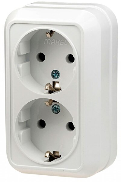 ERD TEKNOLOJİ MAKEL SIVA ÜSTÜ 2Li TOPRAKLI PRİZ