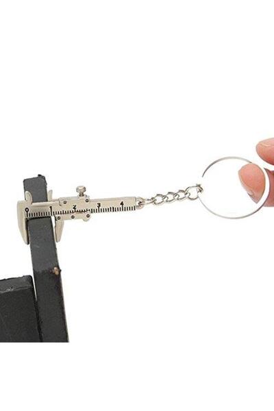 SPELT Mini Vernier Caliper Ruler Gauge Keychain 3 Cm