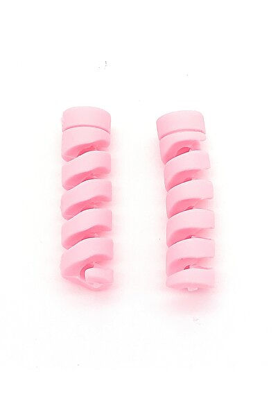 SPELT Kablo Ucu Için Koruma Spirali 2'li Pembe