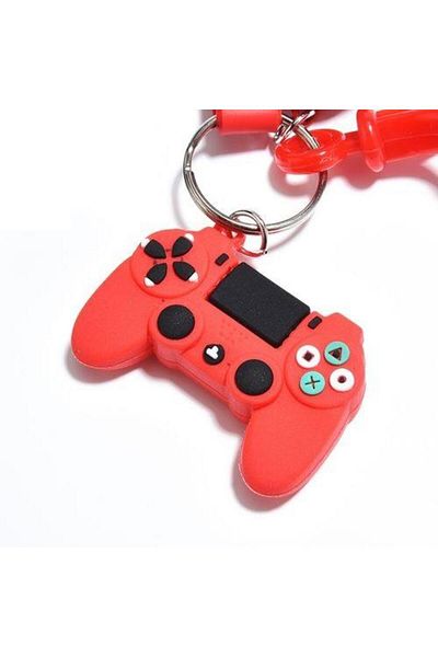 SPELT Ps4 Playstation Dualshock 4 Gamepad Sleeve Keychain - Red