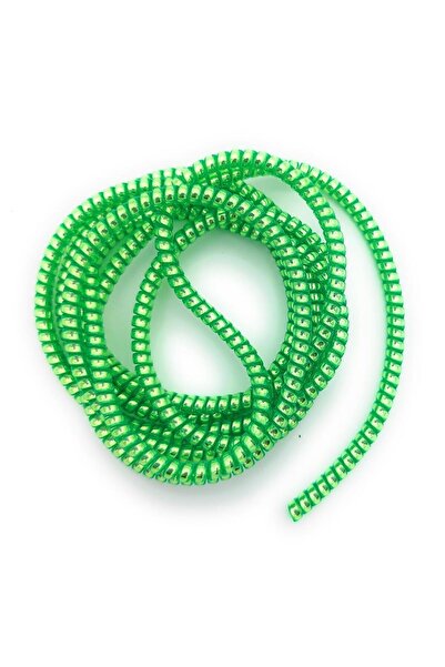 SPELT Şarj Aleti Kablosu Kablo Kordon Koruyucu Spiral Sarma Kılıf Koruma Gree...