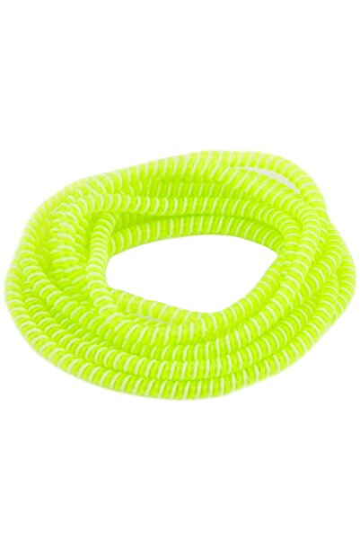 SPELT Şarj Aleti Kablosu Kablo Kordon Koruyucu Spiral Sarma Kılıf Koruma Neon Yeşil