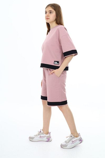 Jannock Κοριτσίστικο Σετ Αθλητική Φόρμα Oversize Βαμβακερή - Σορτς με μισό μανίκι